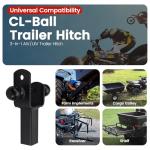 Puxyblue ATV/UTV Dual Ball Hitch Receiver
