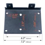 RUGCEL 2000lb ATV/UTV Electric Winch with Fairlead