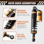 Universal 12.5" Air Shock Absorbers for ATVs