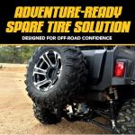 Hornet Outdoors Quick Adjust ATV/UTV Spare Tire Carrier