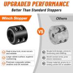 Rubber Winch Stopper for ATV and UTV