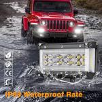 Muto-Beam LED Pod Lights - 2 Pack, 5 Inch