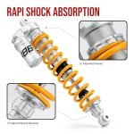 Adjustable Aluminum Front Air Shock Absorbers - Yellow