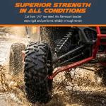 Raw Steel Shock Mount Bracket for ATVs and Trucks