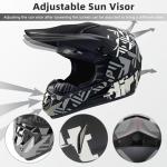 SPARK DOT Full-Face ATV Motocross Helmet Set