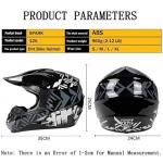 SPARK DOT Full-Face ATV Motocross Helmet Set