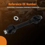 maXpeedingrods Rear Driveshaft for Can-Am Commander 800