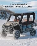 VEVOR Soft Upper Doors for Kawasaki Teryx4 2012-2022