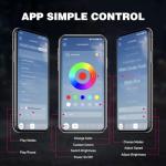 Nilight RGB LED Rock Lights Kit for ATVs