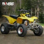 Adjustable Aluminum Front Air Shock Absorbers - Yellow