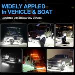 108 High-Power LED Rock Lights for Offroad Vehicles
