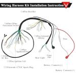 PRO BAT ATV Wiring Harness for 50CC-125CC Go Karts