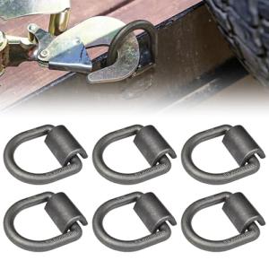 Heavy Duty Weld-On D-Ring Tie-Down Anchors