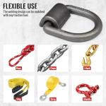 Heavy Duty Weld-On D-Ring Tie-Down Anchors