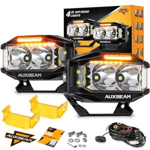 Auxbeam V-MAX LED Offroad Light Pod, 4 Inch