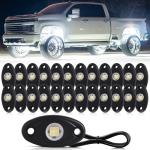 White LED Rock Lights for ATVs and Trucks