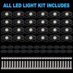 White LED Rock Lights for ATVs and Trucks