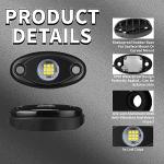 White LED Rock Lights for ATVs and Trucks