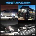 White LED Rock Lights for ATVs and Trucks