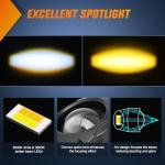 Nilight 1.7" LED Fog Light Pods for ATV UTV