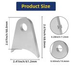 Shock Absorber Weld-On Bracket Tabs (2 Pack)