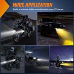 Nilight 1.7" LED Fog Light Pods for ATV UTV