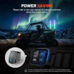 Ehaho 2FT LED Fat Whip Lights for ATV/UTV