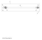 Polaris ATV OEM Prop Shaft Assembly 1333193