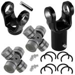 Caltric Front Prop Shaft Yoke & U-Joint Kit for Polaris Sportsman 800