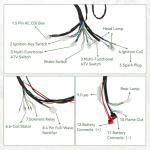 XIKOBY 110cc ATV Wiring Harness Kit for Quad