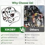 XIKOBY 110cc ATV Wiring Harness Kit for Quad