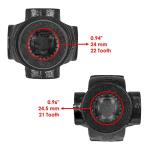 Caltric Front Drive Shaft for Polaris 1334441