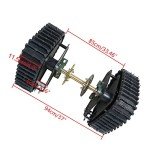 600mm 24" Go Kart UTV Buggy Quad Rear Wheel ATV Snow Sand Snowmobile Rear Axle Track Assembly pro Kits (Special 600mm Axel Kits)
