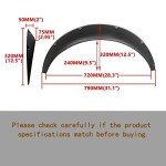 Universal 4PCS Fender Flares Body Kit 2"/50mm