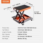 VEVOR 1100 LBS ATV Motorcycle Scissor Lift Jack