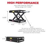 1200 LBS Heavy-Duty ATV Motorcycle Lift Stand