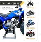 Portable Hydraulic ATV/UTV Scissor Lift Jack 1500 lbs