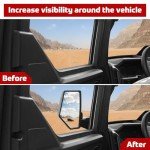 Adjustable Folding Side Mirrors for Polaris Xpedition