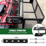 Detachable Steel ATV Rear Cargo Basket Rack