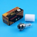 amavoler 12v 35/35w Headlight Bulb Halogen Light Aftermarket Replacement Parts Fit for ATV Moped Quad Go Kart Scooter Motorcycle 4 Wheeler Taotao Sunl Coolster Roketa Jonway.