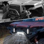 Polaris Xpedition XP/ADV Front Mesh Grill with LED