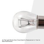 GOOFIT 12v 5w 21w/5w Tail Brake Light Bulb for Moped Scooter ATV Quad Go Kart Dirt Bike(Pack of 4)