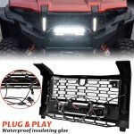 Polaris Xpedition XP/ADV Front Mesh Grill with LED