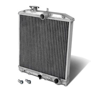 DNA Motoring Dual Core T-6061 Aluminum Radiator