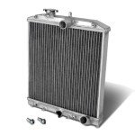 DNA Motoring Dual Core T-6061 Aluminum Radiator
