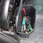 CPOWACE Waterproof Underseat Storage Bin for Can Am