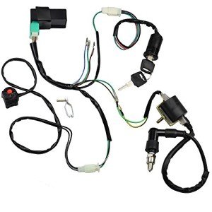 LAXEEM ATV CDI Ignition Coil Spark Plug Kit