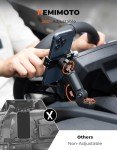 KEMIMOTO X3 Adjustable CNC Phone Mount Holder