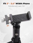 KEMIMOTO X3 Adjustable CNC Phone Mount Holder