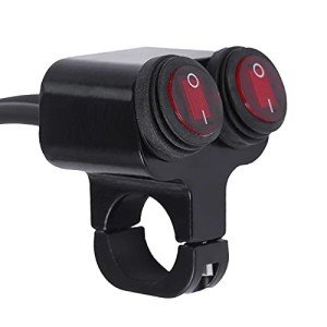 Waterproof 7/8" ATV Light Bar Switch Red